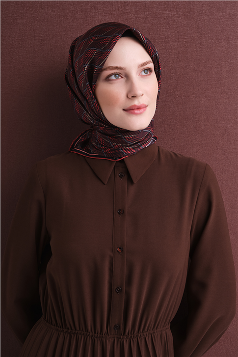 Armine Saf İpek Twill Eşarp 9626D 32 