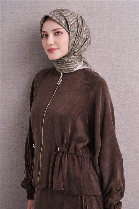 Armine Saf İpek Twill Eşarp 9626D 80 