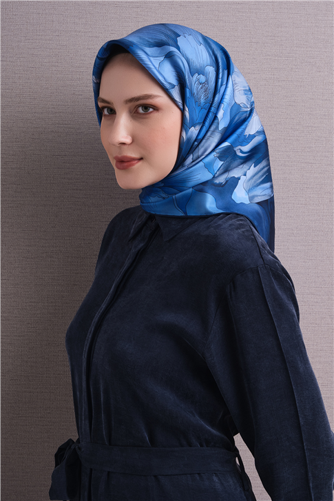 Armine Saf İpek Twill Eşarp 9627D 81 