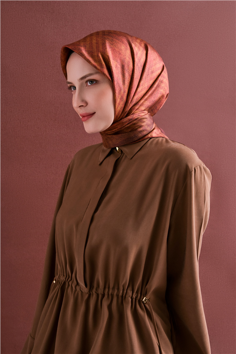 Armine Saf İpek Twill Eşarp 9628D 02 