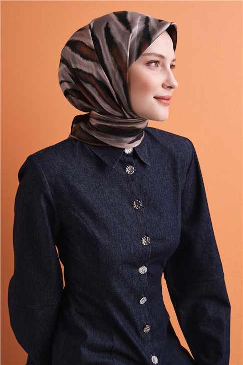Armine Saf İpek Twill Eşarp  9629D 32 