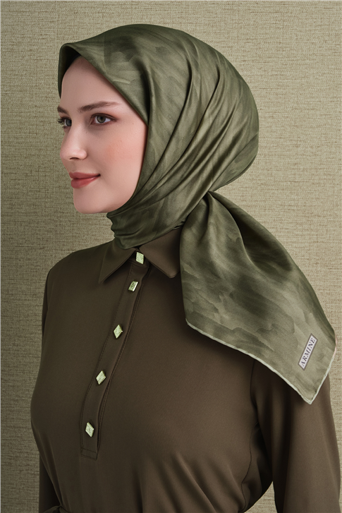 Armine Saf İpek Twill Eşarp 9630D 51 