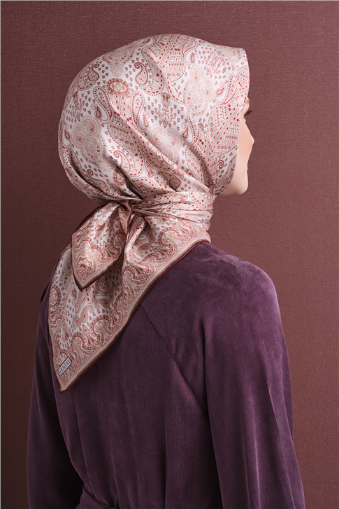 Armine Saf İpek Twill Eşarp 9631D 02 