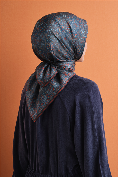 Armine Saf İpek Twill Eşarp 9631D 53 