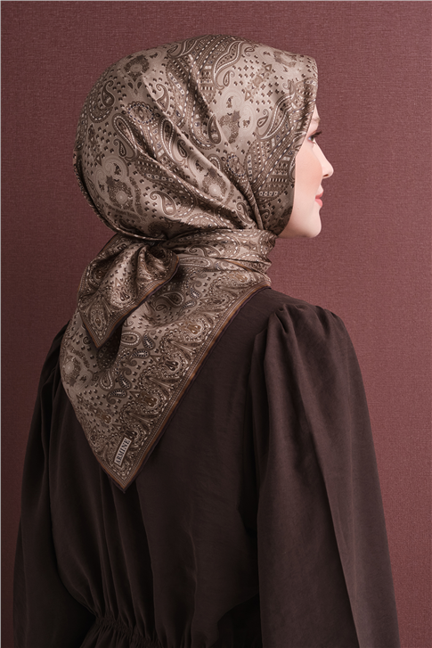 Armine Saf İpek Twill Eşarp 9631D 86 