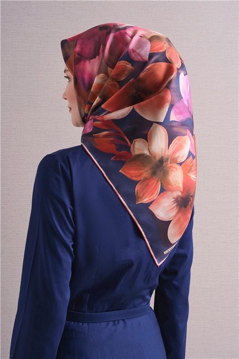 Armine Saf İpek Twill Eşarp 9632D 32 