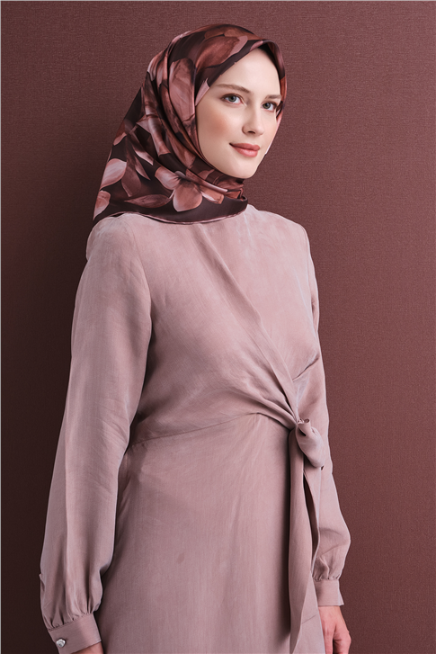 Armine Saf İpek Twill Eşarp 9632D 55 
