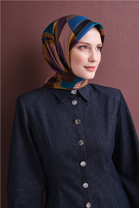 Armine Saf İpek Twill Eşarp 9633D 81 