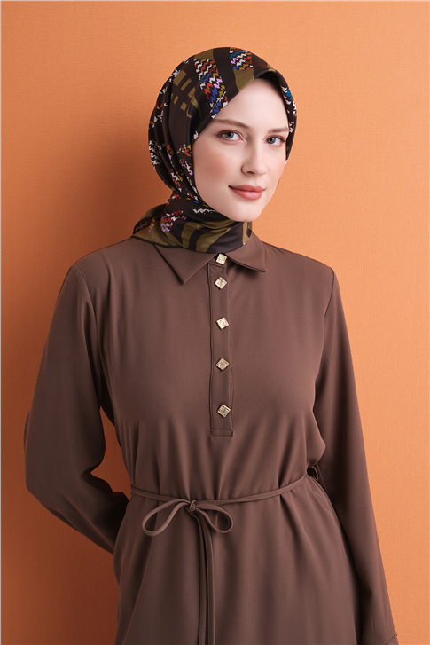 Armine Saf İpek Twill Eşarp 9634D 80 