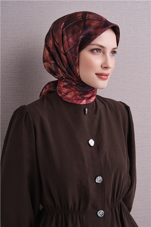 Armine Saf İpek Twill Eşarp 9635D 03 
