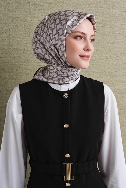 Armine Saf İpek Sura Eşarp 9636D 01 