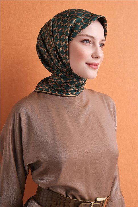 Armine Saf İpek Twill Eşarp 9636D 04 
