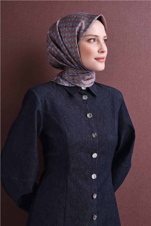 Armine Saf İpek Twill Eşarp 9636D 07 
