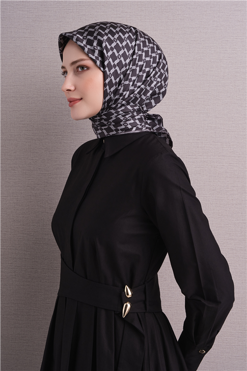 Armine Saf İpek Twill Eşarp 9636D 82 