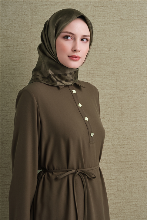 Armine Saf İpek Twill Eşarp 9637D 53 