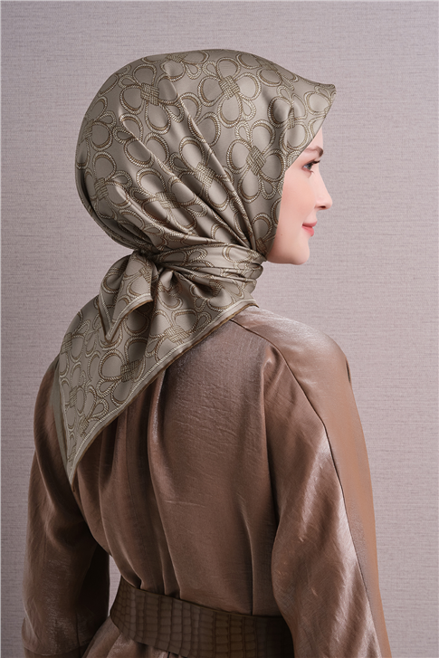 Armine Saf İpek Twill Eşarp 9638D 04 