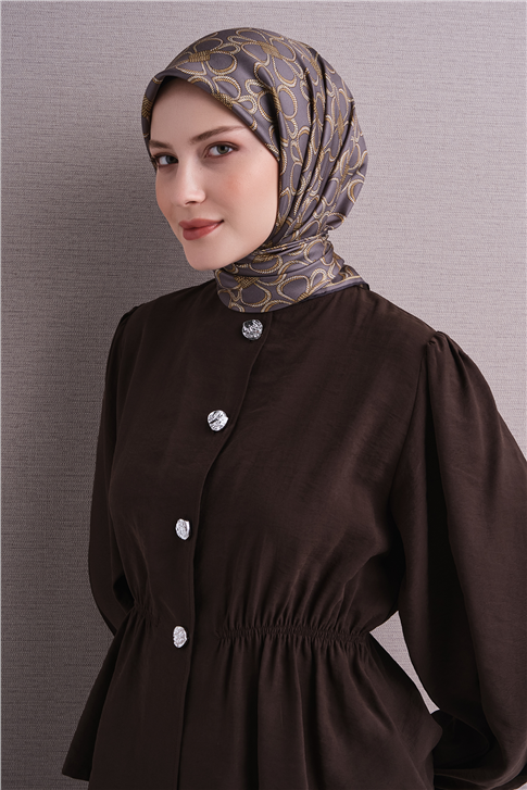 Armine Saf İpek Twill Eşarp 9638D 33 