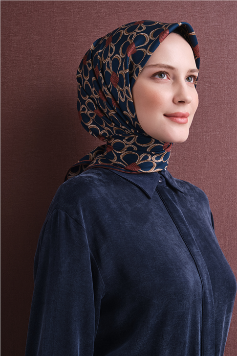 Armine Saf İpek Twill Eşarp 9638D 81 