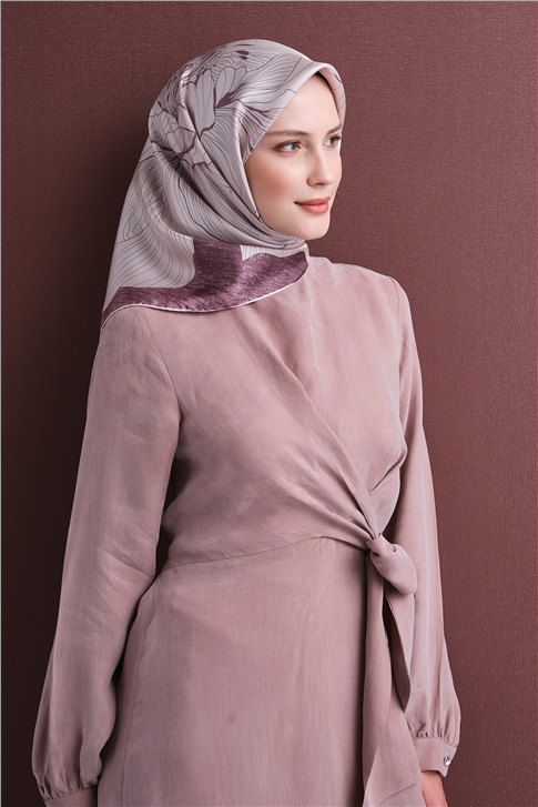Armine Saf İpek Sura Eşarp 9639D 33 