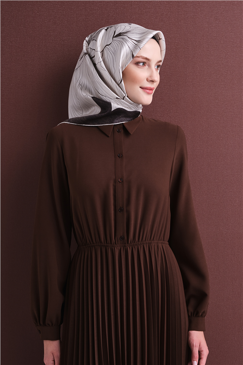 Armine Saf İpek Twill Eşarp 9639D 01 