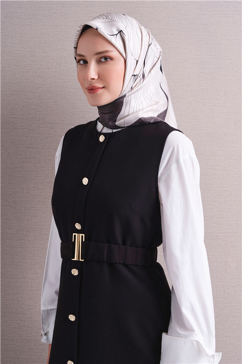 Armine Saf İpek Twill Eşarp 9639D 03 