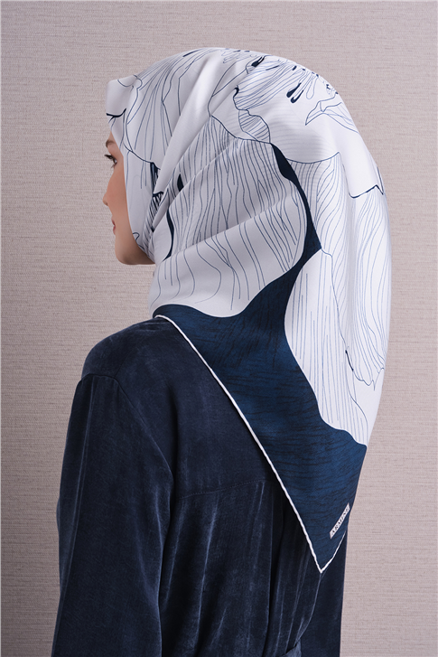 Armine Saf İpek Twill Eşarp 9639D 05 