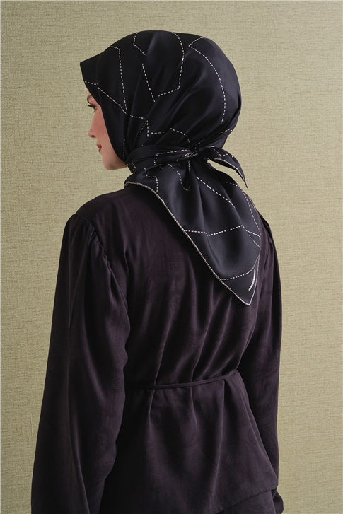 Armine Saf İpek Twill Eşarp 9642D 39 