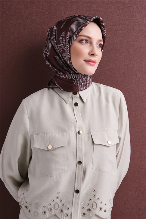 Armine Saf İpek Sura Eşarp 9645D 52 