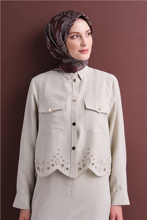 Armine Saf İpek Sura Eşarp 9645D 52 