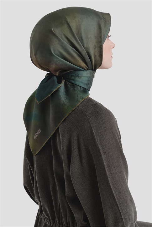Armine Jakarlı İpek Eşarp 9647D 06 