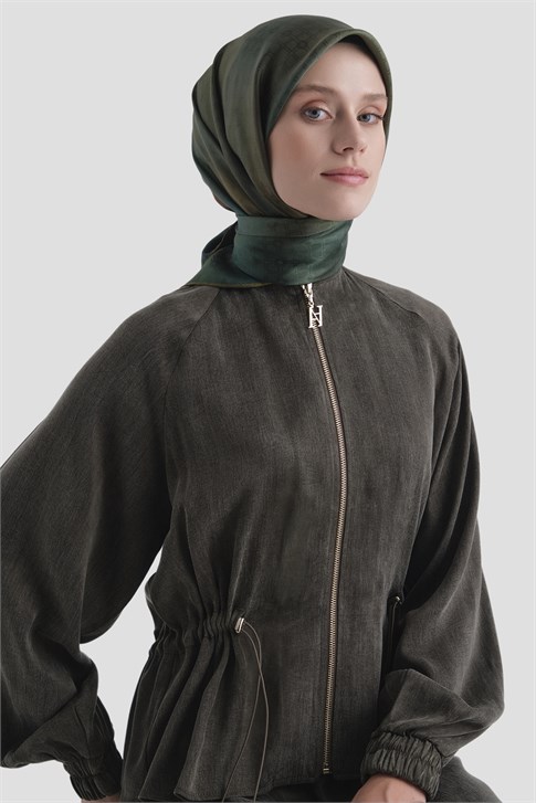 Armine Jakarlı İpek Eşarp 9647D 06 