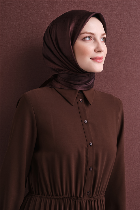 Armine Jakarlı İpek Eşarp 9647D 87 