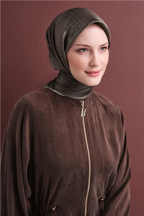 Armine Jakarlı İpek Eşarp 9647D 89 