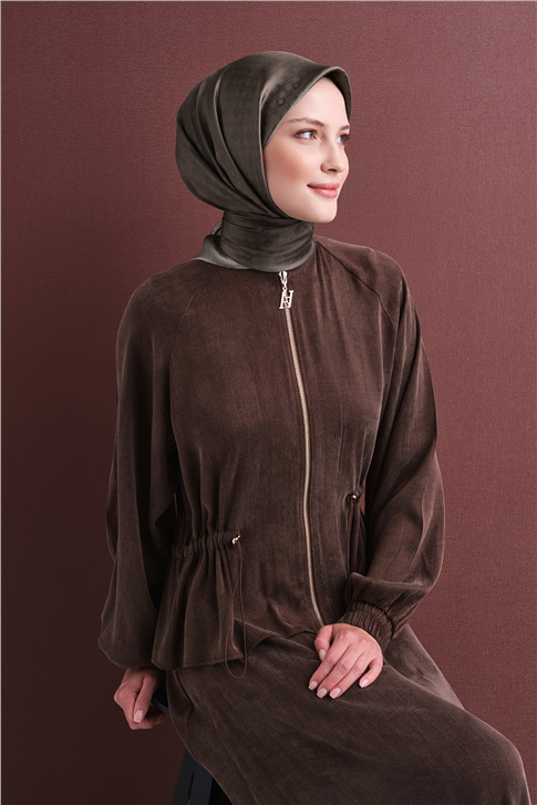 Armine Jakarlı İpek Eşarp 9647D 89 