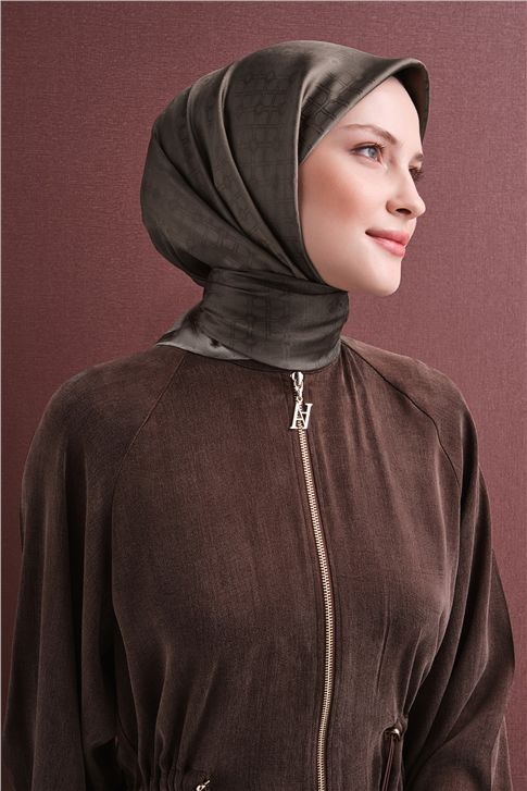 Armine Jakarlı İpek Eşarp 9647D 89 