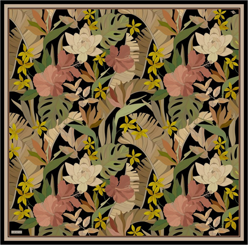 Armine  Saf İpek Twill Eşarp 9500D 05