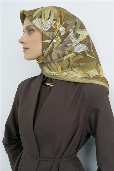 Armine  Saf İpek Twill Eşarp 9500D 50