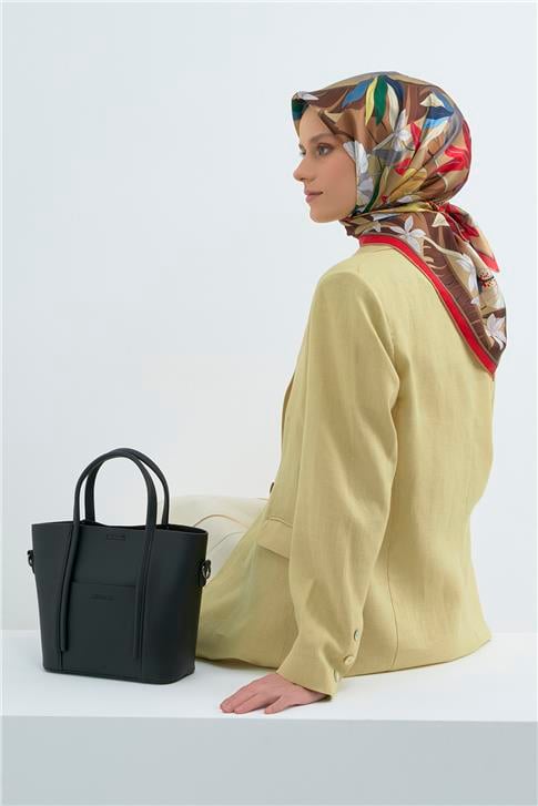 Armine  Saf İpek Twill Eşarp 9500D 86