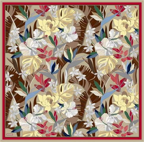 Armine  Saf İpek Twill Eşarp 9500D 86