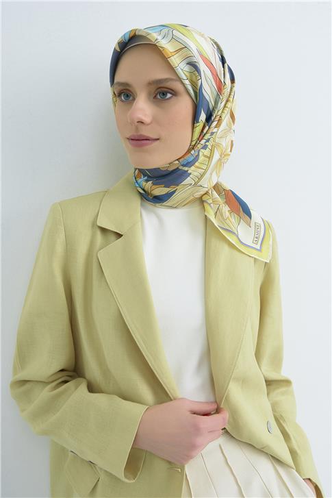 Armine  Saf İpek Twill Eşarp 9500D 87