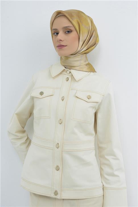 Armine  Saf İpek Twill Eşarp 9501D 34