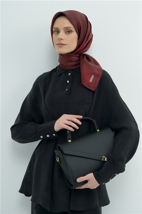 Armine  Saf İpek Twill Eşarp 9501D 50