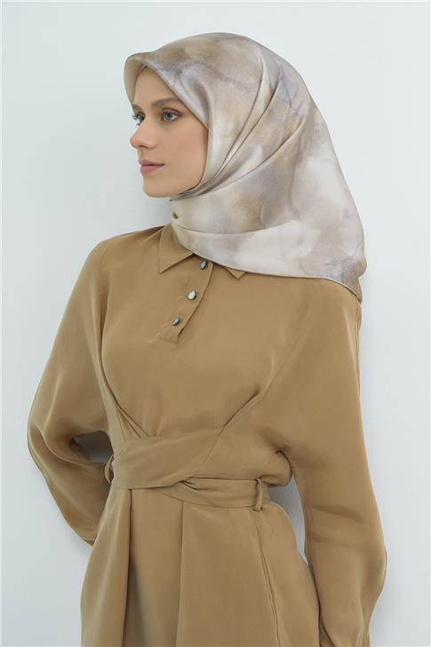 Armine  Saf İpek Twill Eşarp 9501D 84