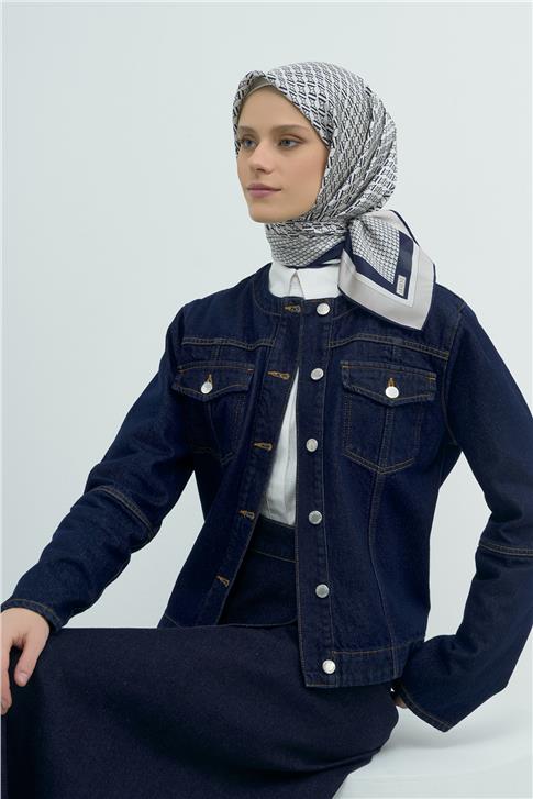 Armine  Saf İpek Twill Eşarp 9502D 01