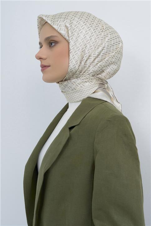 Armine  Saf İpek Twill Eşarp 9502D 80