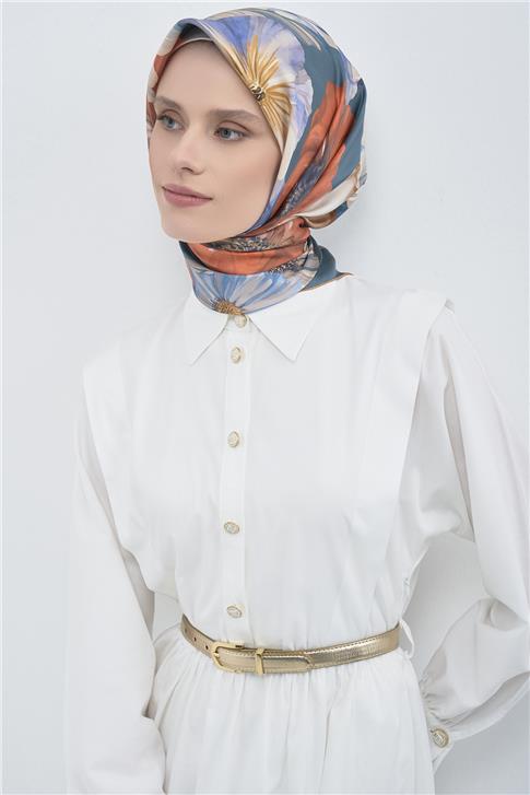 Armine  Saf İpek Sura Eşarp 9503D 85