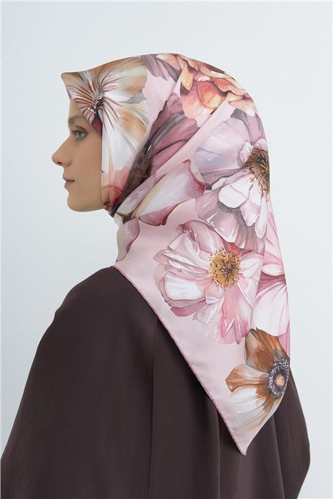 Armine  Saf İpek Twill Eşarp 9503D 06