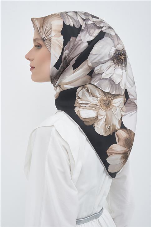 Armine  Saf İpek Twill Eşarp 9503D 07