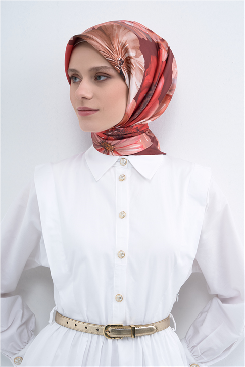 Armine  Saf İpek Twill Eşarp 9503D 32