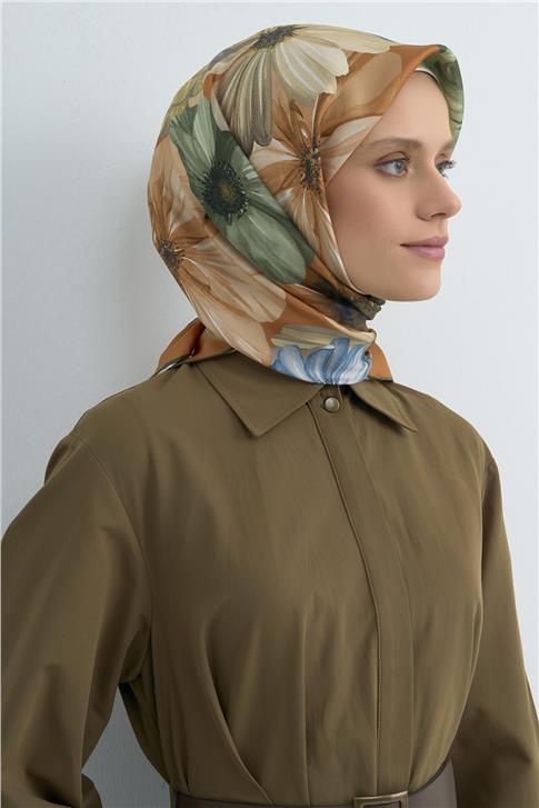 Armine  Saf İpek Twill Eşarp 9503D 57